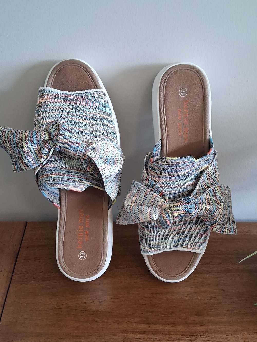 Bernie Mev Venti Freesia Comfort Wedge Sandals ** Size 39 (8 US) - Picture 7 of 11